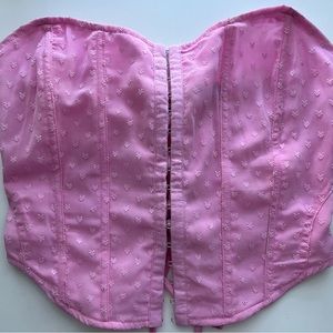 Pink corset